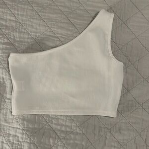 One shoulder XS crop